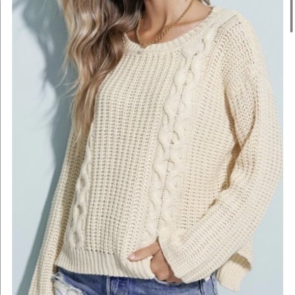 Miss Ivory Knit Sweater - Picture 2 of 4